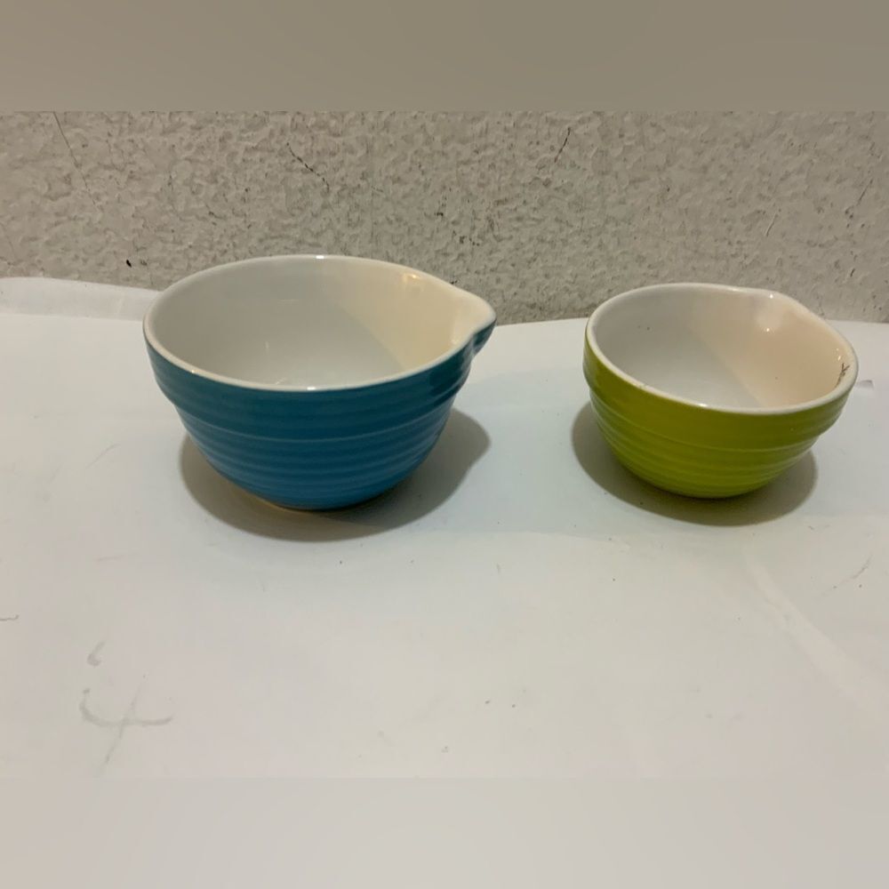 Creative Co-Op small bowls 8 oz and 4 oz Stoneware Bowls Set of 2